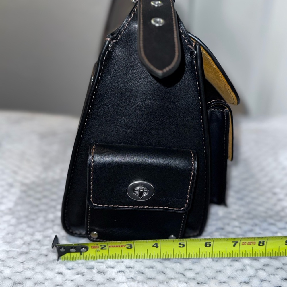 Coach Black Cargo Tabby Bag 36 - Picture 9 of 12